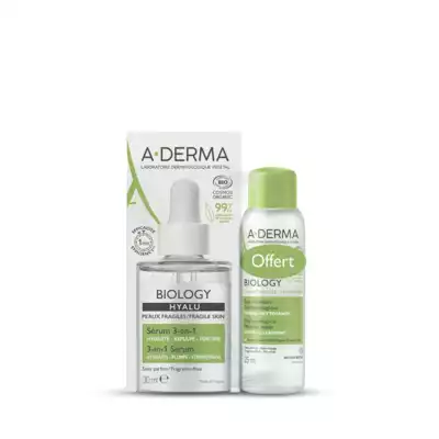 Aderma Biology Hyalu Sérum 3 En 1 Fl Pipette/30ml+eau Micellaire à ROCHEMAURE