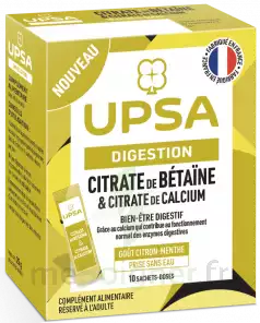 Upsa Citrate De Bétaïne & Citrate De Calcium Poudre 10 Sachets à ROCHEMAURE