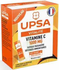 Upsa Vitamine C 1000 Poudre 10 Sachets à ROCHEMAURE